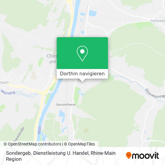 Sondergeb. Dienstleistung U. Handel Karte