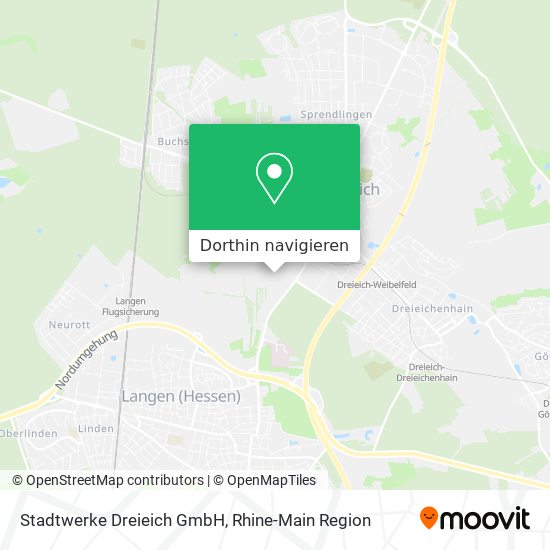 Stadtwerke Dreieich GmbH Karte