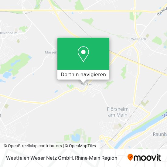 Westfalen Weser Netz GmbH Karte