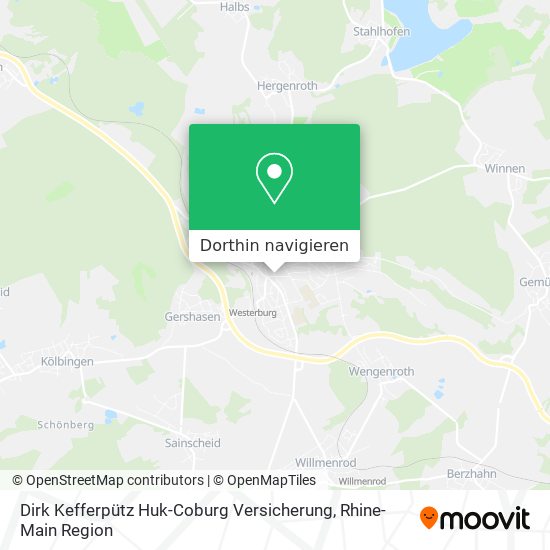 Dirk Kefferpütz Huk-Coburg Versicherung Karte