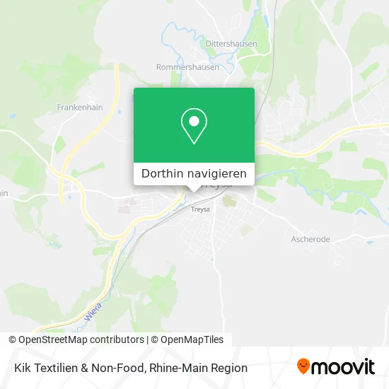 Kik Textilien & Non-Food Karte