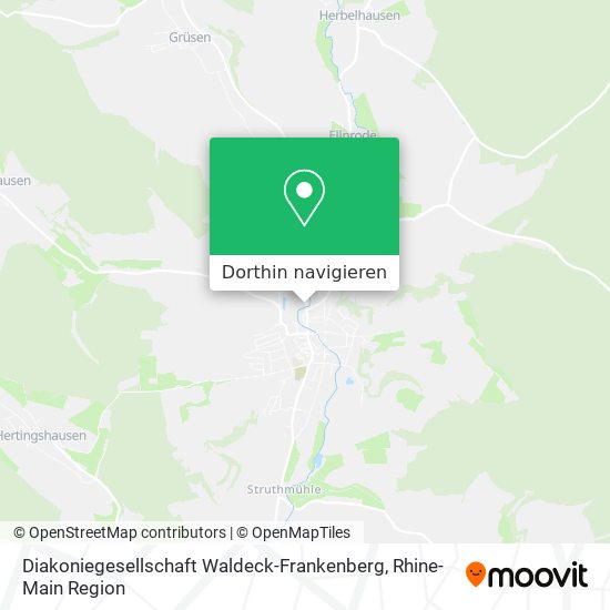 Diakoniegesellschaft Waldeck-Frankenberg Karte
