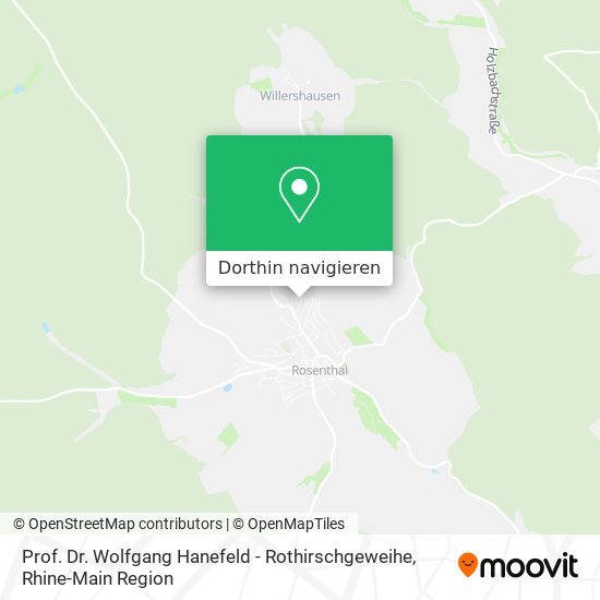 Prof. Dr. Wolfgang Hanefeld - Rothirschgeweihe Karte