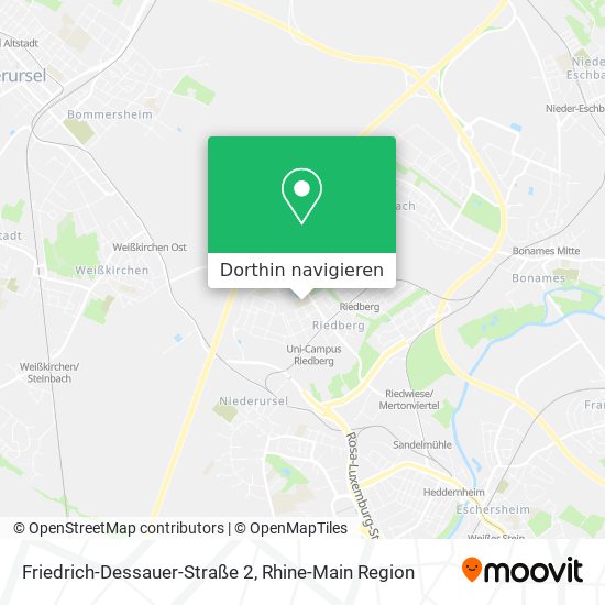 Friedrich-Dessauer-Straße 2 Karte