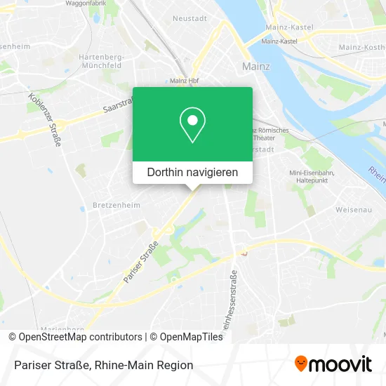 Pariser Straße Karte