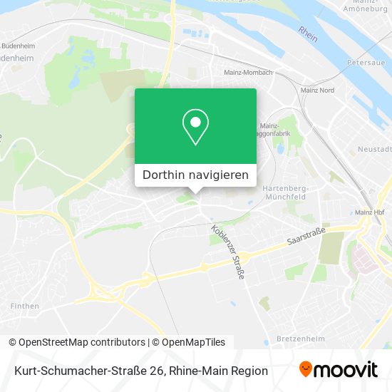 Kurt-Schumacher-Straße 26 Karte
