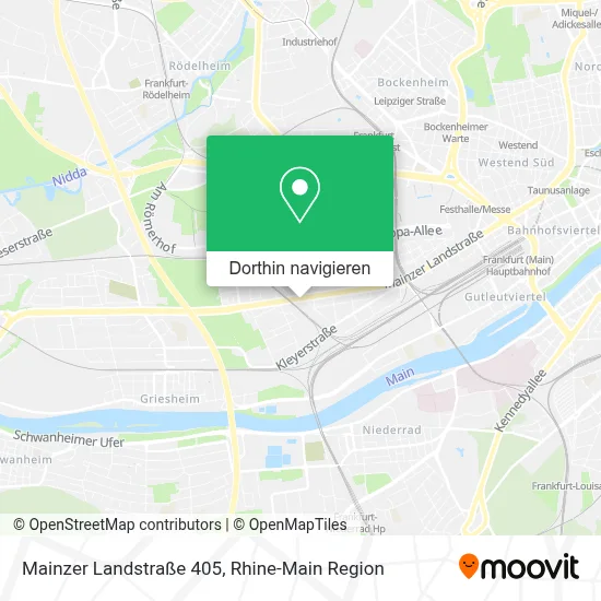 Mainzer Landstraße 405 Karte