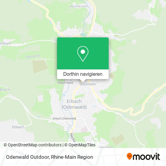 Odenwald Outdoor Karte