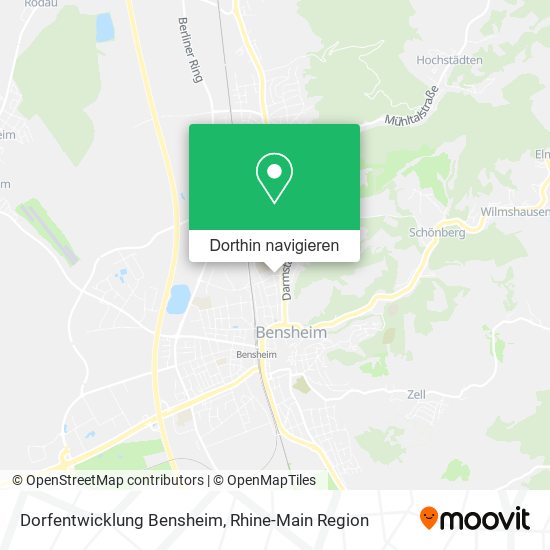 Dorfentwicklung Bensheim Karte