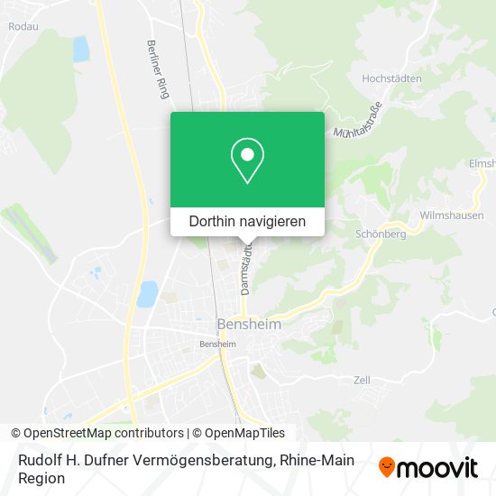 Rudolf H. Dufner Vermögensberatung Karte