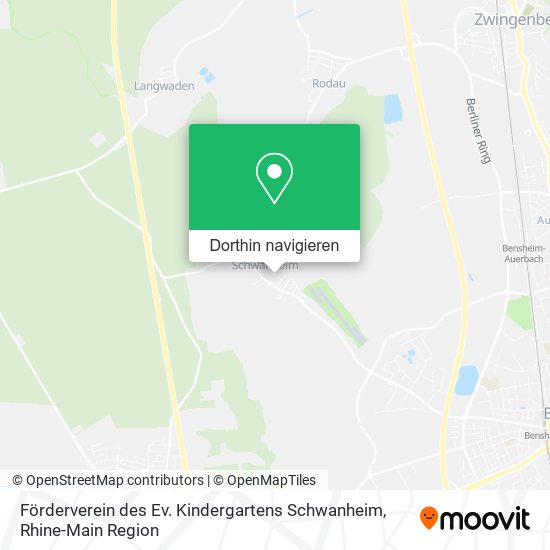 Förderverein des Ev. Kindergartens Schwanheim Karte