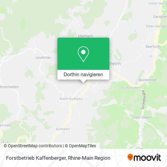 Forstbetrieb Kaffenberger Karte