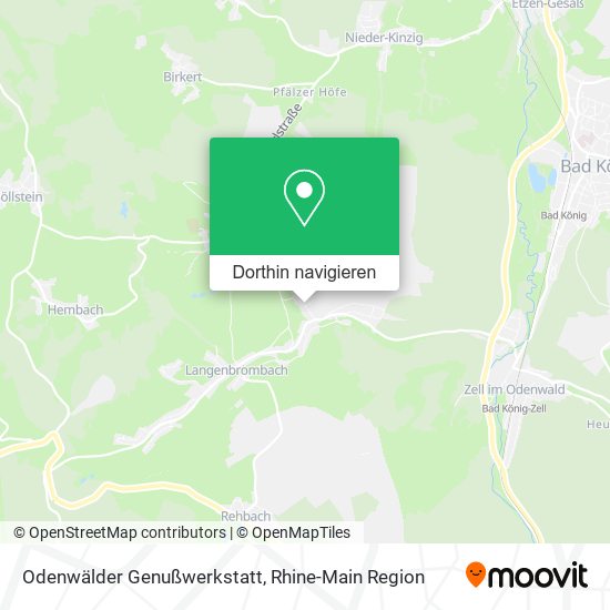 Odenwälder Genußwerkstatt Karte