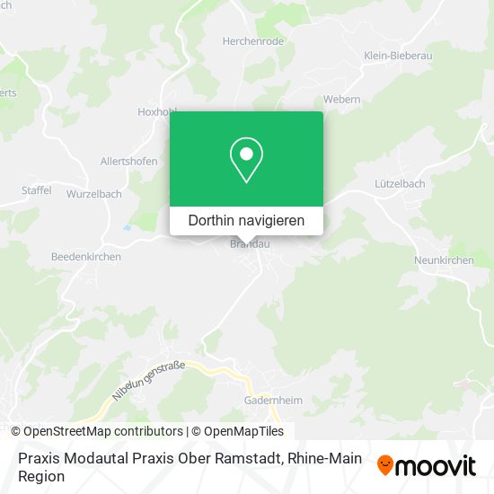 Praxis Modautal Praxis Ober Ramstadt Karte