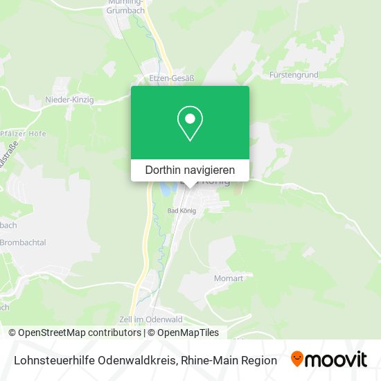 Lohnsteuerhilfe Odenwaldkreis Karte