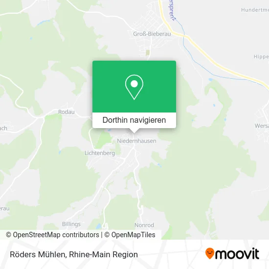 Röders Mühlen Karte