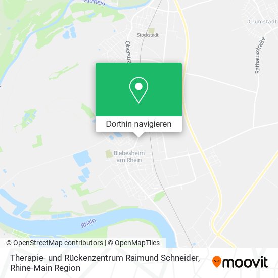 Therapie- und Rückenzentrum Raimund Schneider Karte