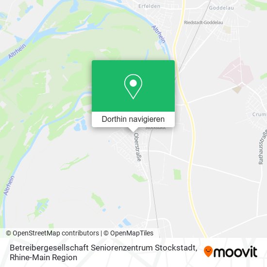 Betreibergesellschaft Seniorenzentrum Stockstadt Karte