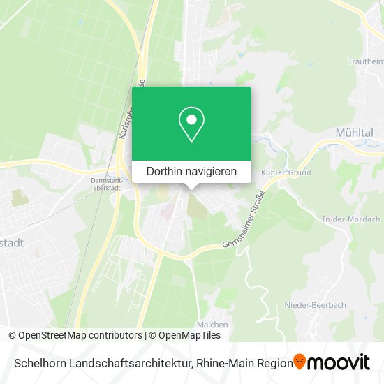 Schelhorn Landschaftsarchitektur Karte