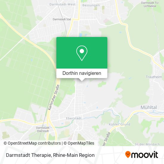 Darmstadt Therapie Karte