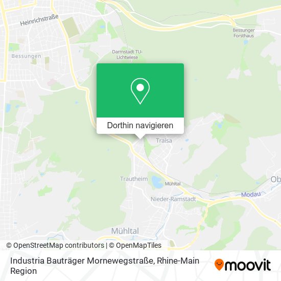 Industria Bauträger Mornewegstraße Karte