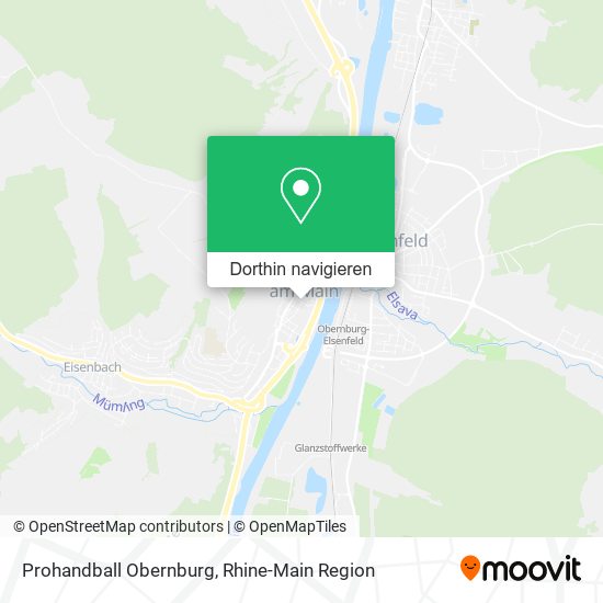 Prohandball Obernburg Karte