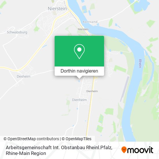 Arbeitsgemeinschaft Int. Obstanbau Rheinl.Pfalz Karte