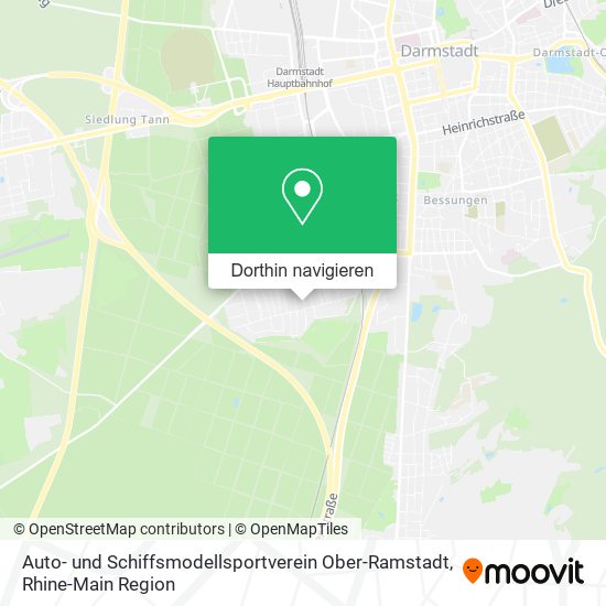 Auto- und Schiffsmodellsportverein Ober-Ramstadt Karte
