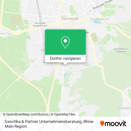 Geschka & Partner Unternehmensberatung Karte