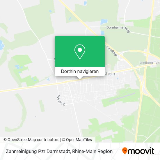 Zahnreinigung Pzr Darmstadt Karte
