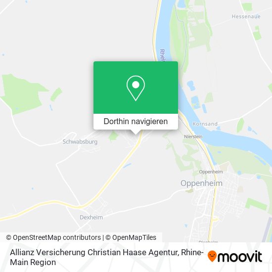 Allianz Versicherung Christian Haase Agentur Karte