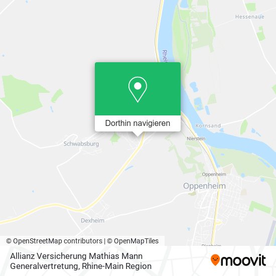 Allianz Versicherung Mathias Mann Generalvertretung Karte