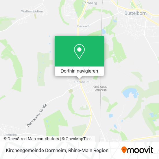Kirchengemeinde Dornheim Karte