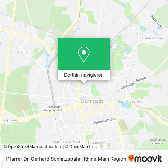 Pfarrer Dr. Gerhard Schnitzspahn Karte