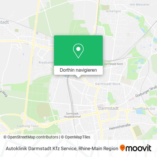 Autoklinik Darmstadt Kfz Service Karte