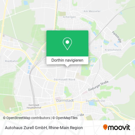 Autohaus Zurell GmbH Karte