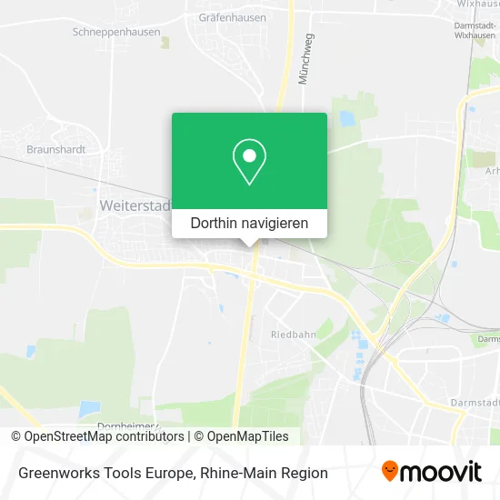 Greenworks Tools Europe Karte