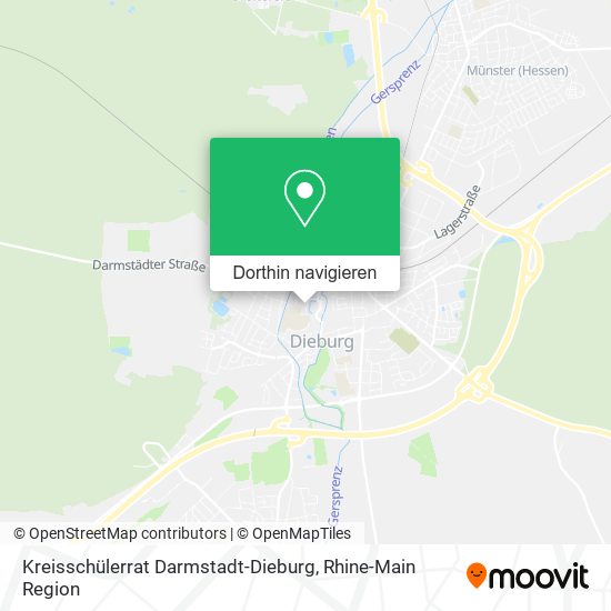 Kreisschülerrat Darmstadt-Dieburg Karte