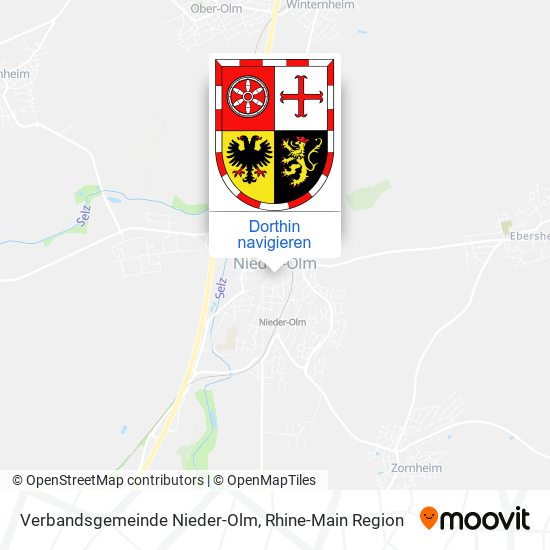 Verbandsgemeinde Nieder-Olm Karte