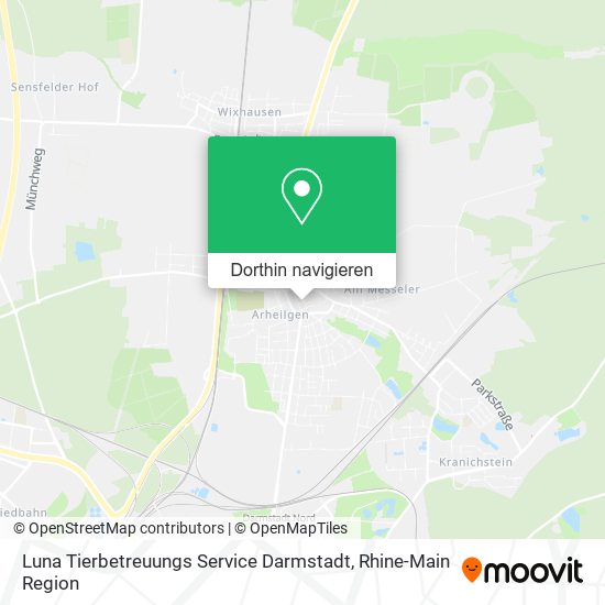Luna Tierbetreuungs Service Darmstadt Karte