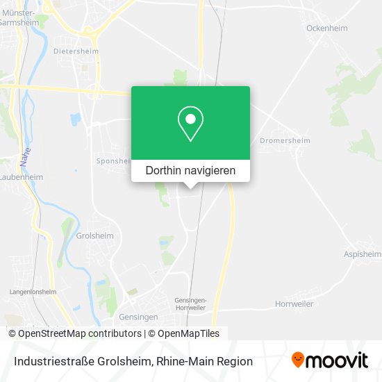 Industriestraße Grolsheim Karte