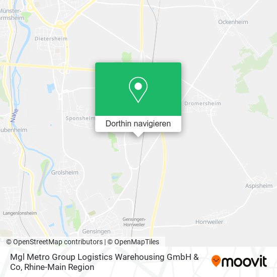 Mgl Metro Group Logistics Warehousing GmbH & Co Karte