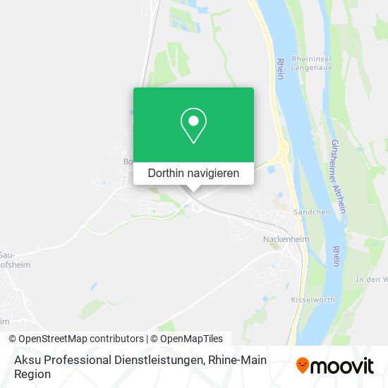 Aksu Professional Dienstleistungen Karte