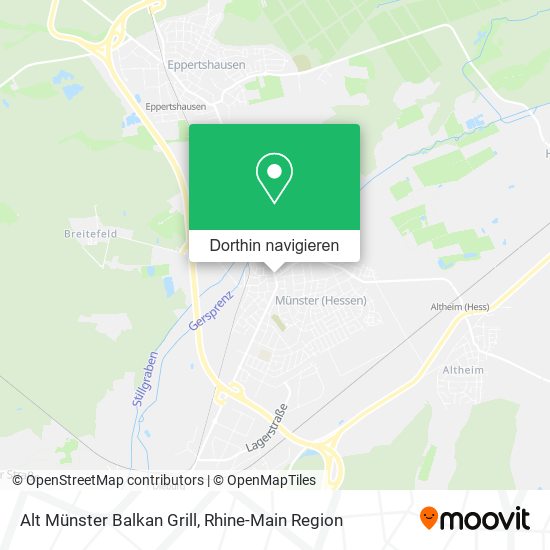 Alt Münster Balkan Grill Karte