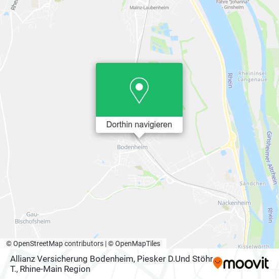 Allianz Versicherung Bodenheim, Piesker D.Und Stöhr T. Karte