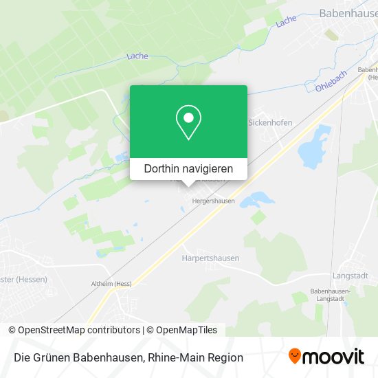 Die Grünen Babenhausen Karte