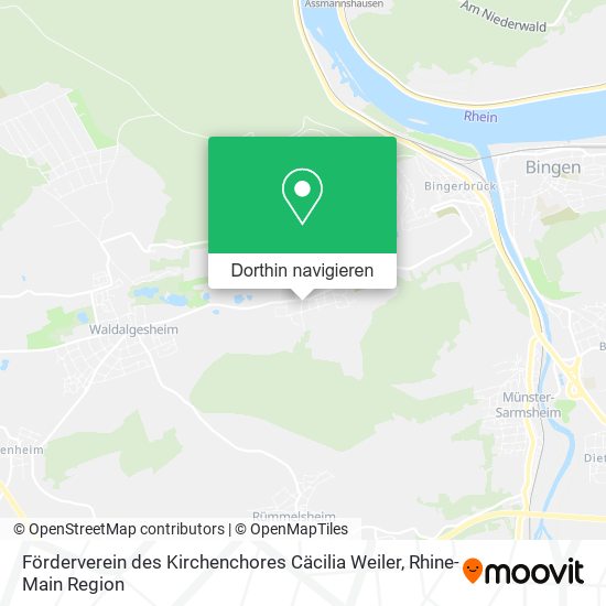 Förderverein des Kirchenchores Cäcilia Weiler Karte