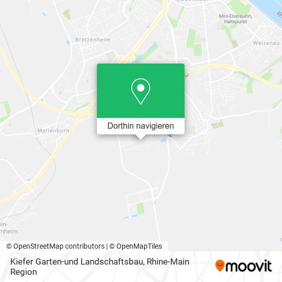 Kiefer Garten-und Landschaftsbau Karte