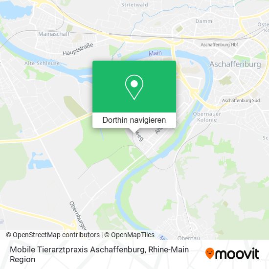 Mobile Tierarztpraxis Aschaffenburg Karte