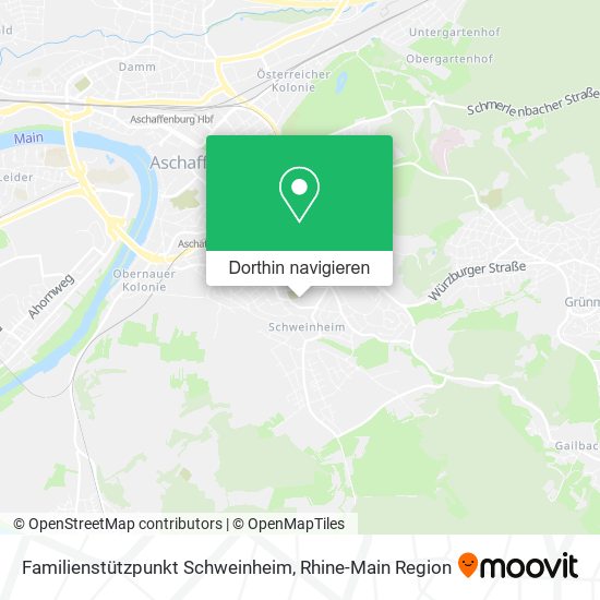 Familienstützpunkt Schweinheim Karte